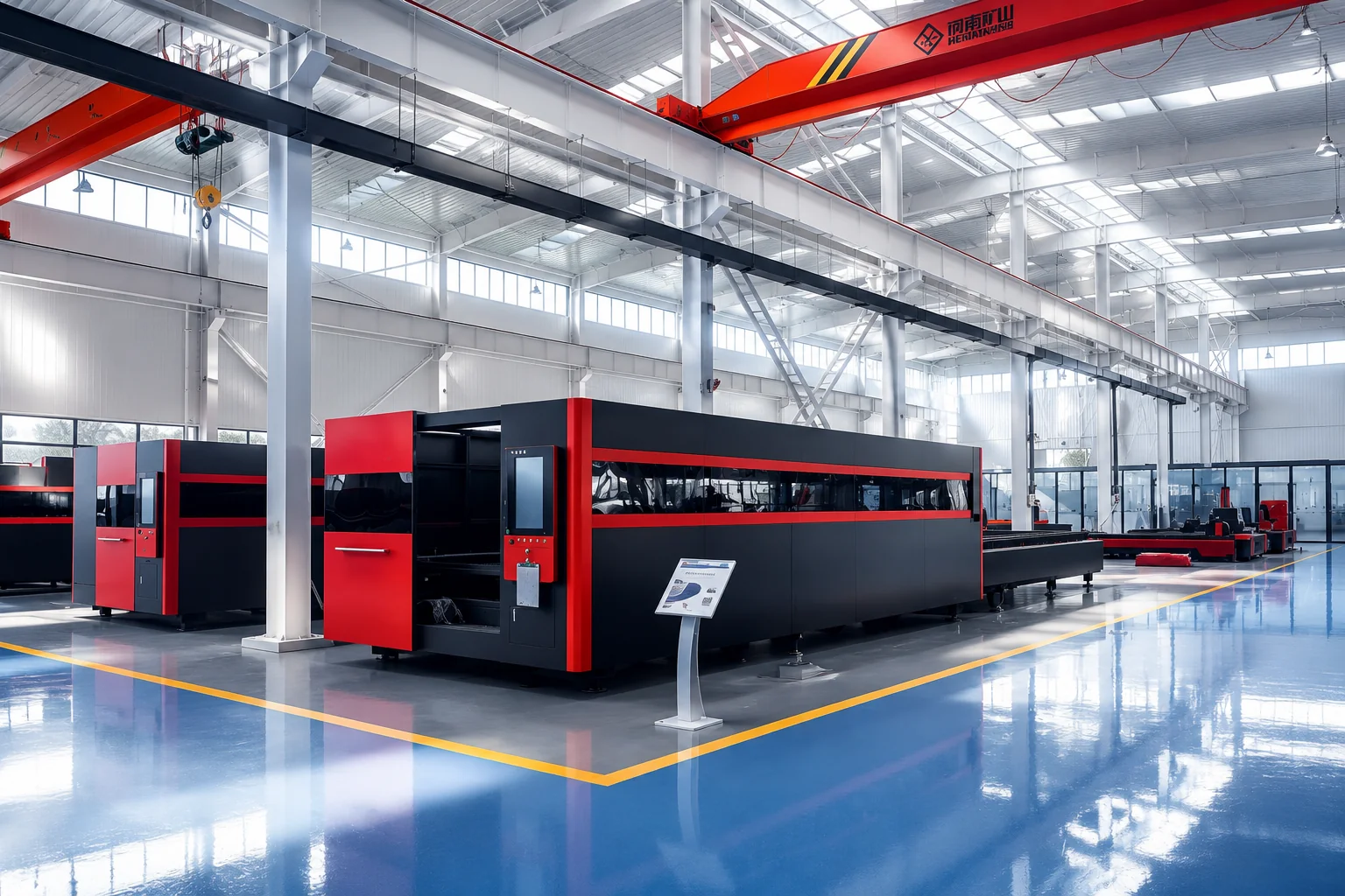 CHYLASER intelligent laser equipment production floor