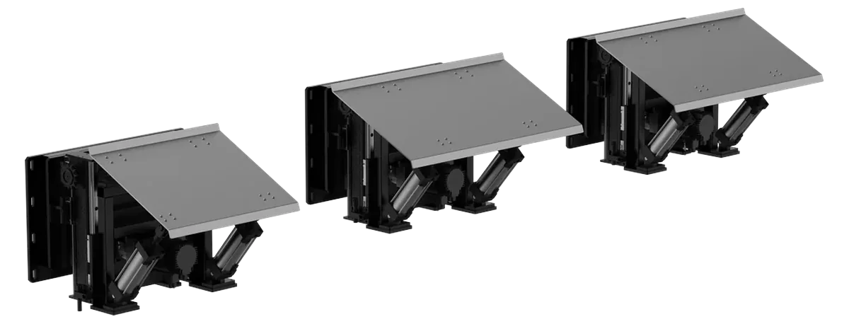 Three-Chuck Flip-Type Unloading