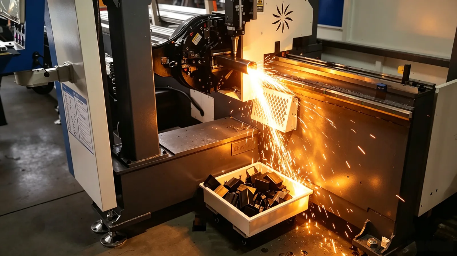 CHYLASER laser solution on-site at a Automotive Components customer