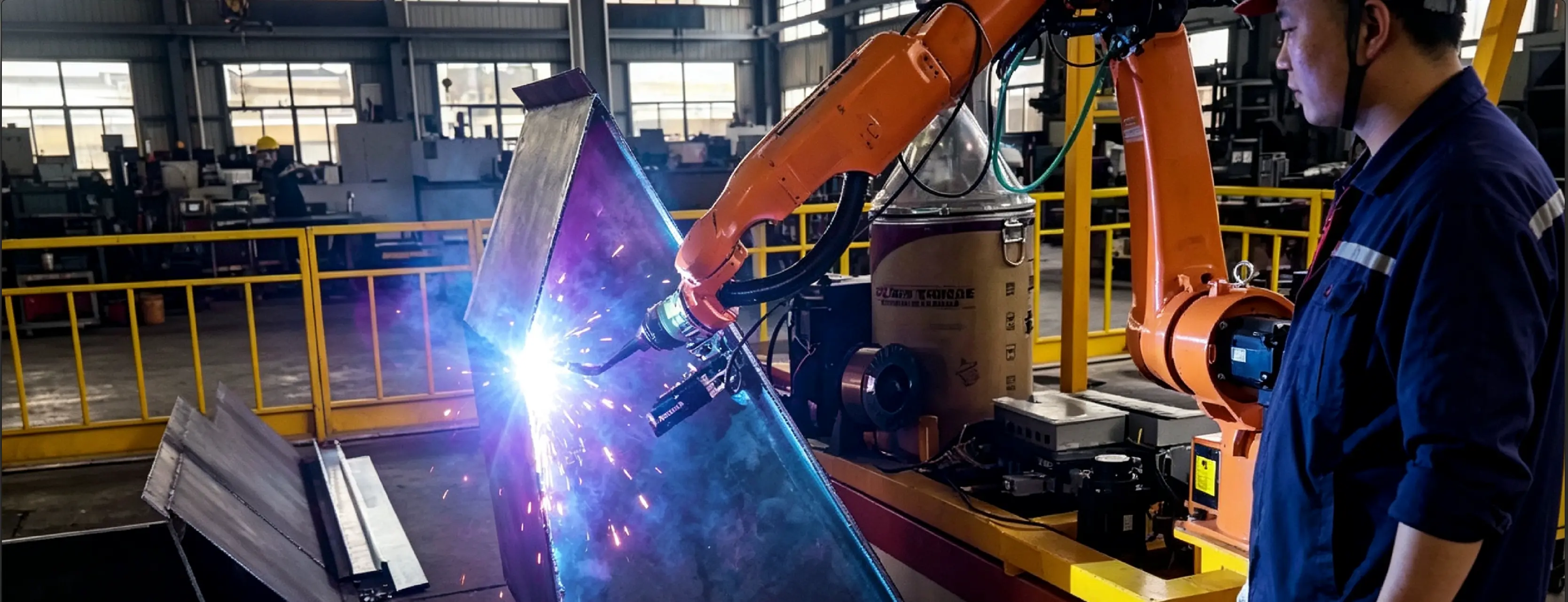 CHYLASER laser solution on-site at a Industrial Equipment Manufacturing customer