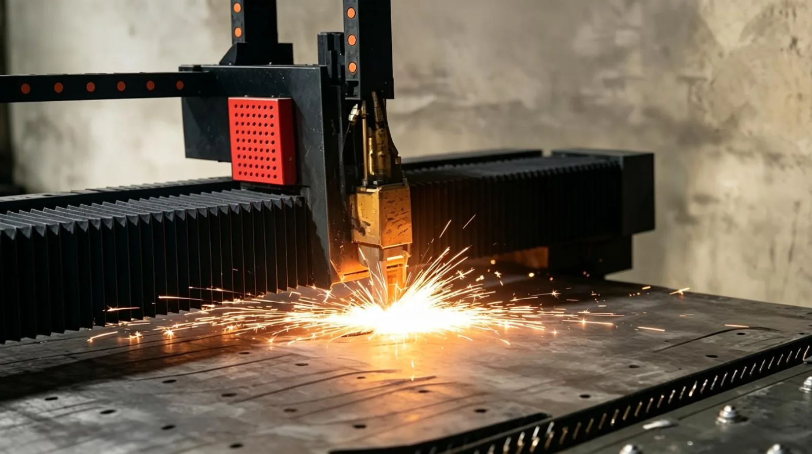CHYLASER laser solution on-site at a Metal Fabrication customer